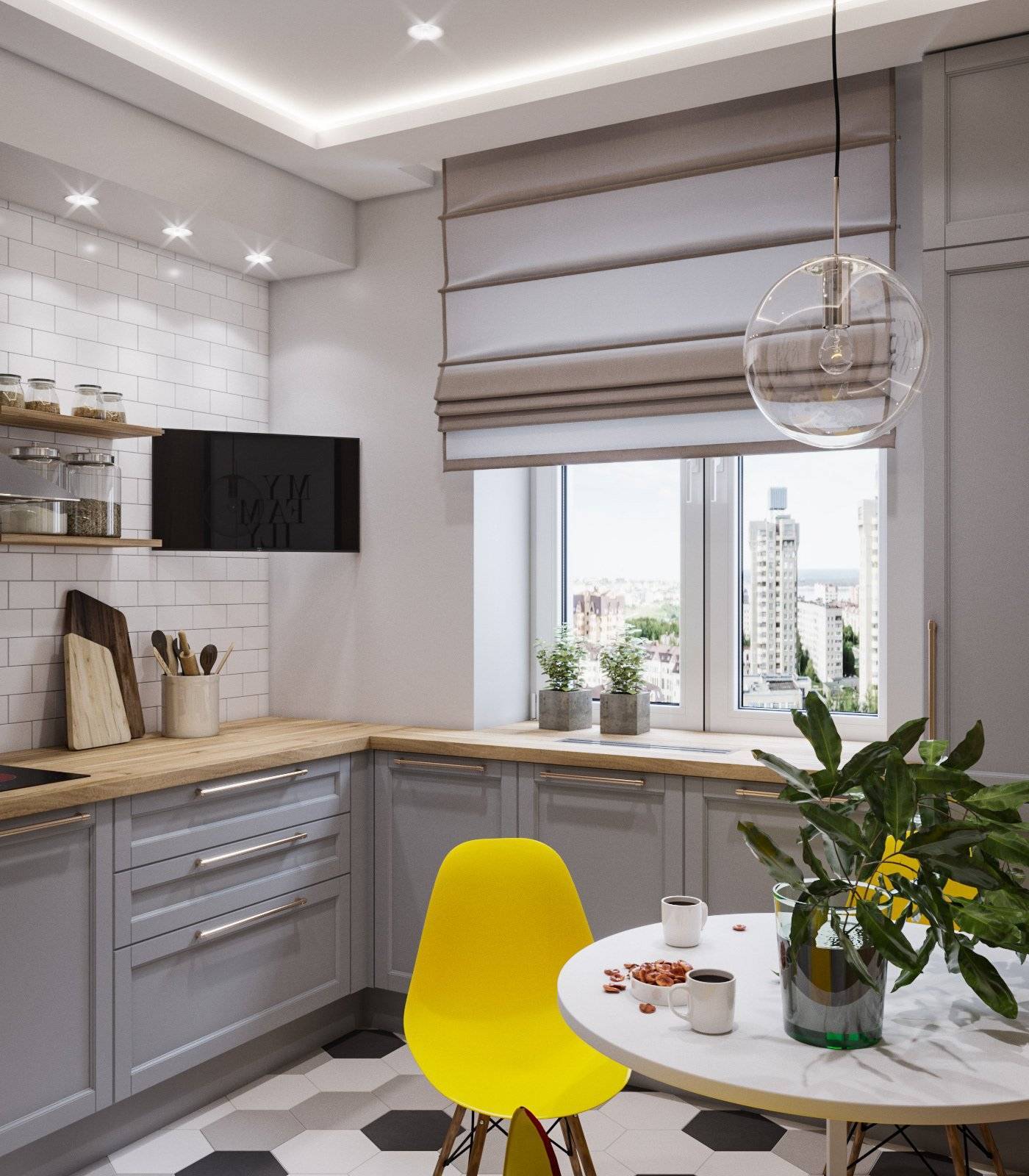 Дизайн кухни 9 кв. м: планировка, способы расширения пространства и создания красивого интерьера