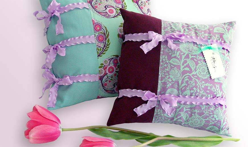 Пошаговые инструкции по пошиву красивых подушек