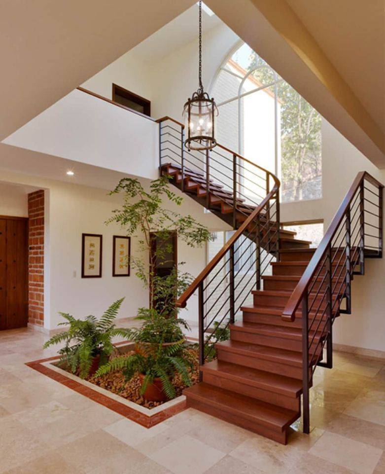 Каким может быть дизайн лестницы в частном доме