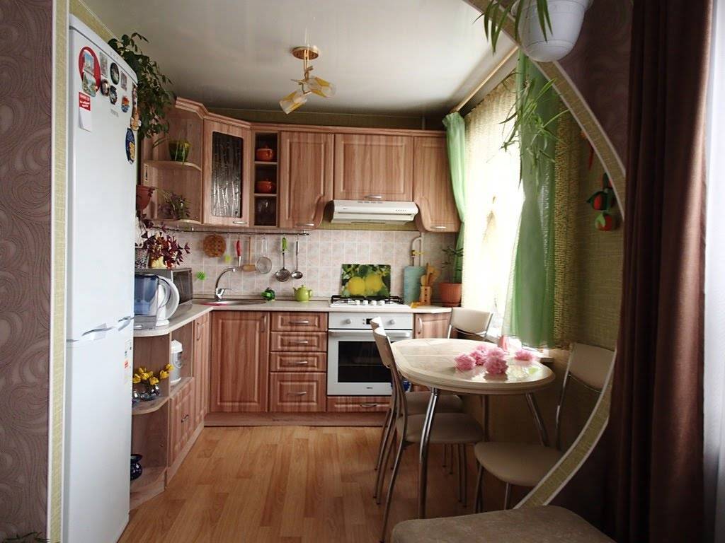 Кухня площадью 6 кв.м. в хрущевке: дизайн и декор