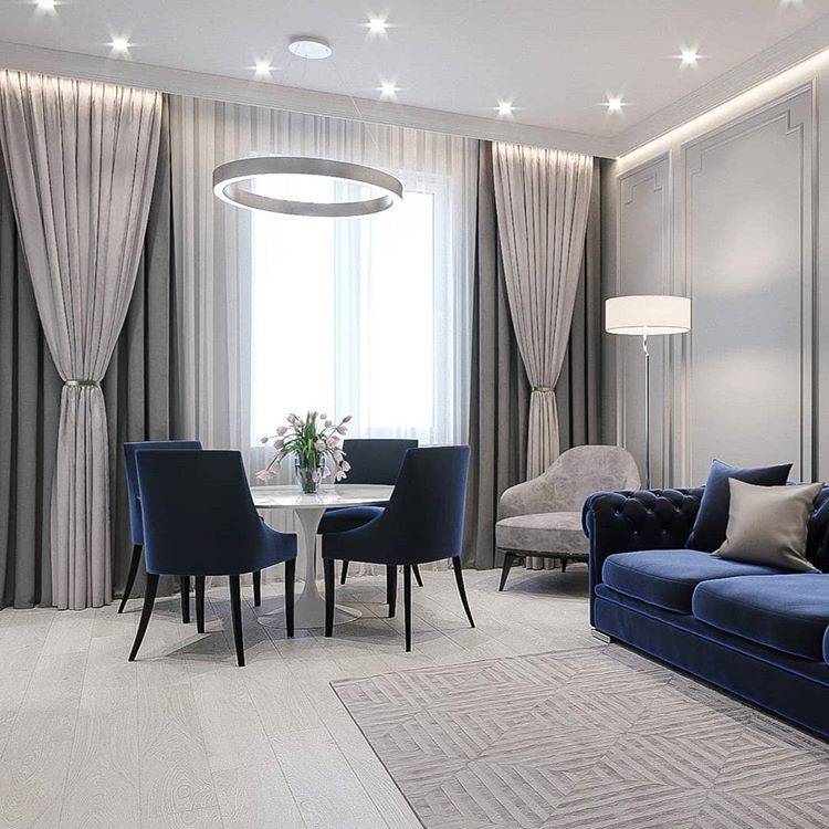 Украшаем комнату шторами: как выбрать стильное, красивое и уютное оформление для гостиной