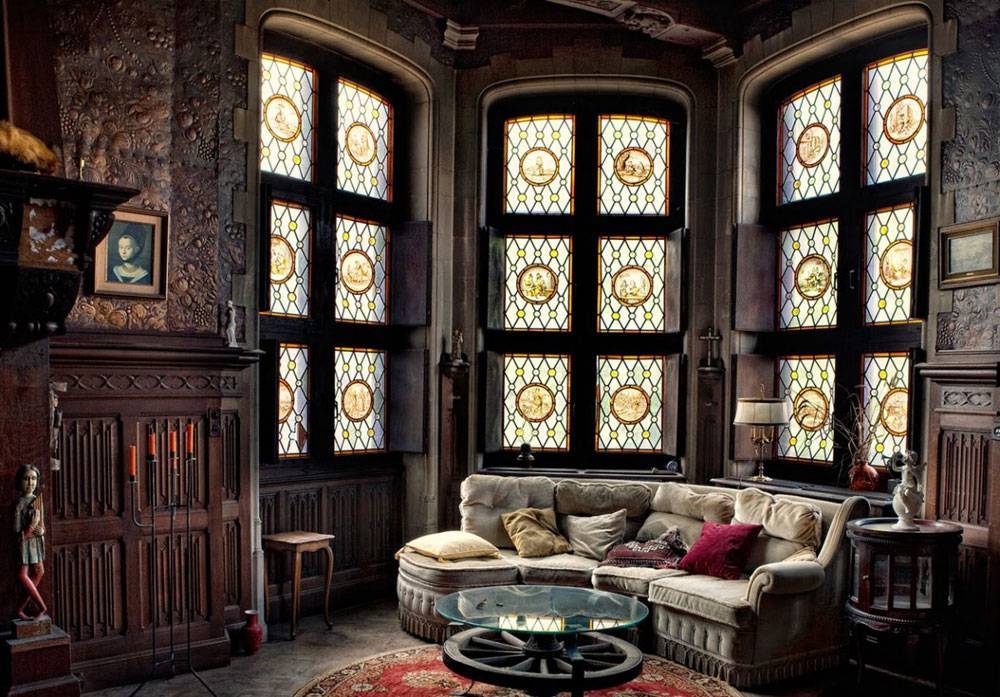 Готический дизайн интерьера в стиле american gothic - grant wood
готический дизайн интерьера в стиле american gothic - grant wood