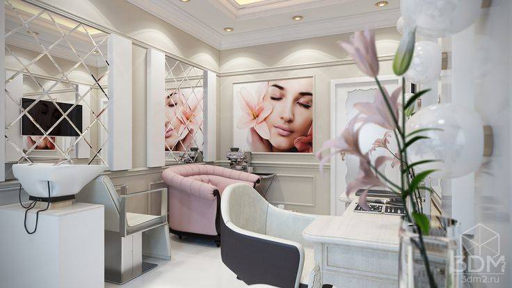 Дизайн парикмахерской и салона красоты: 75 вариантов оформления
