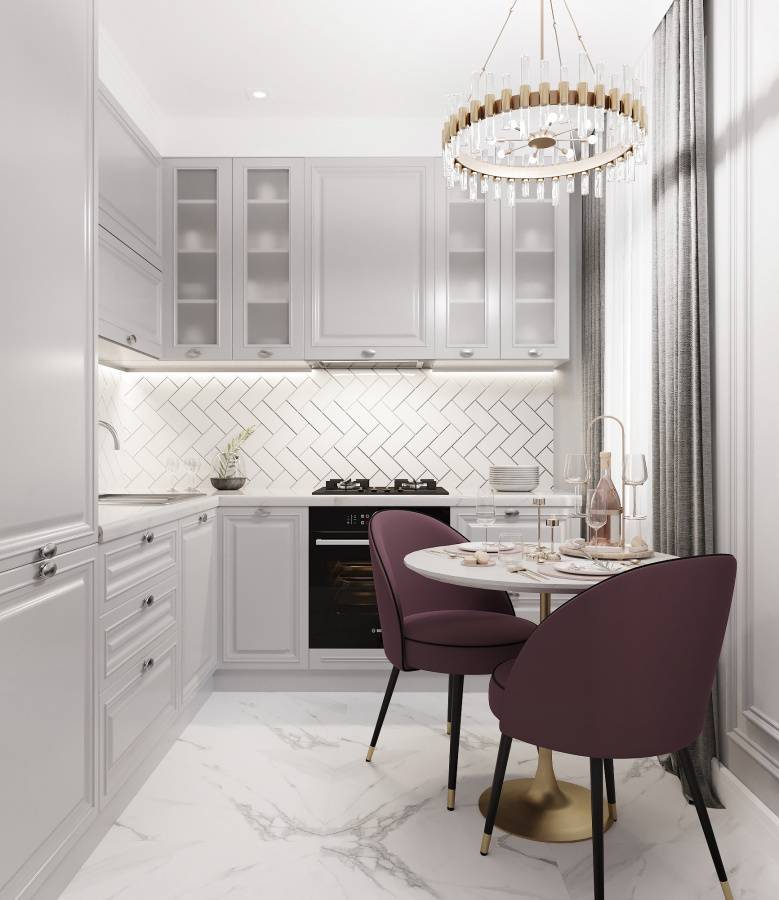 Дизайн интерьера кухни 10 кв. метров: планирование отделки и цветовой гаммы, популярные стили