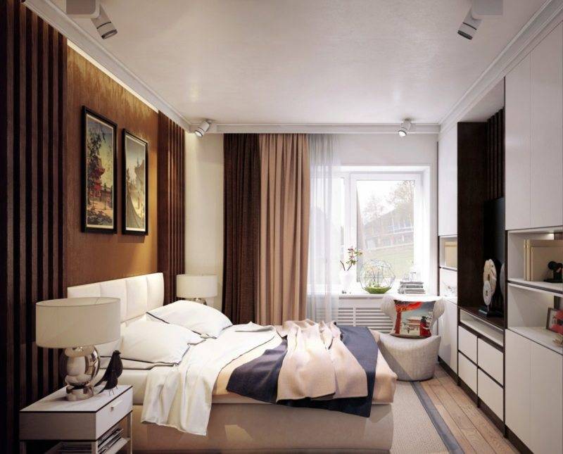 Спальня 9 кв. м. – 110 фото самых современных предложений и проектов уютных спален