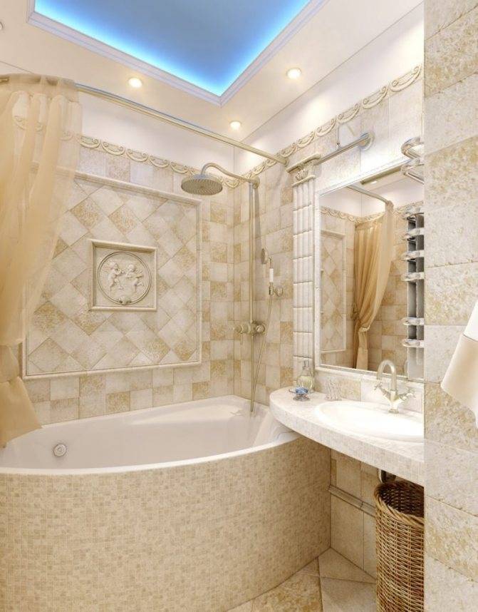 Бежевая ванная - 90 фото оптимальных решений и особенности оформления ванной