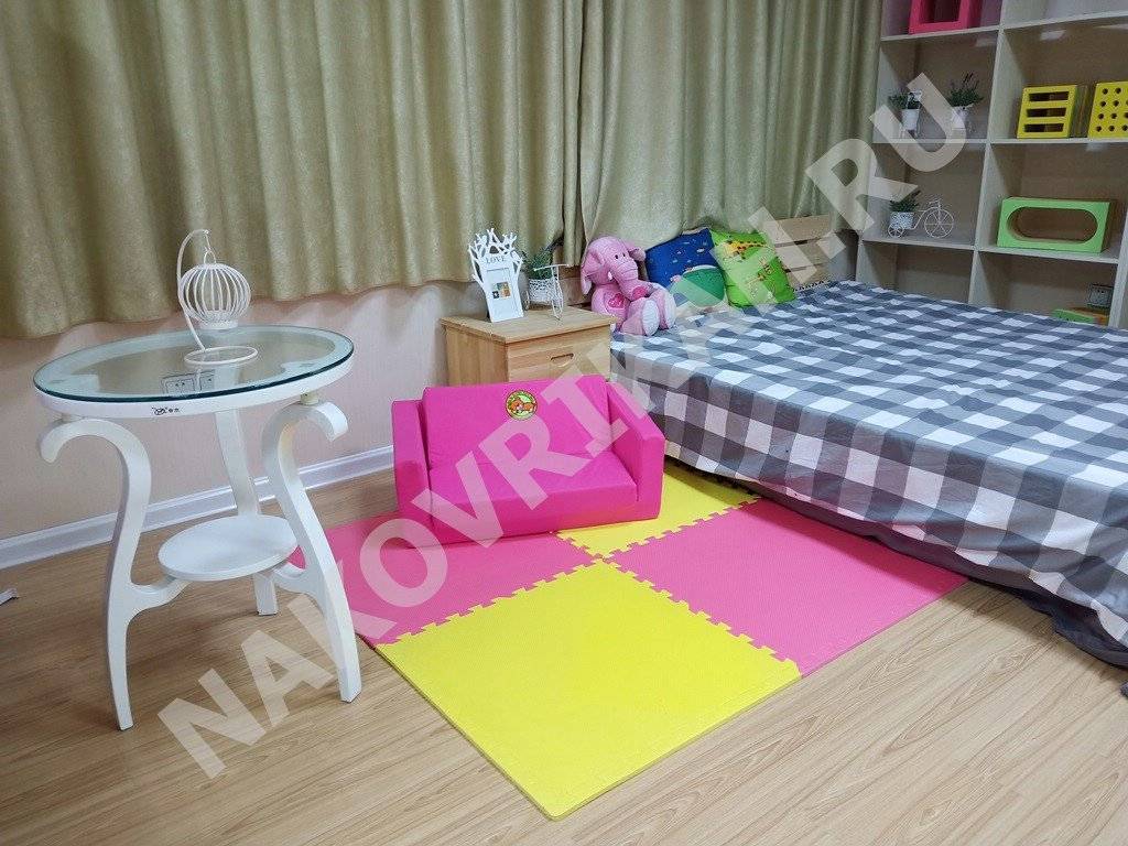 Мягкий пол — идеальное покрытие для детских комнат