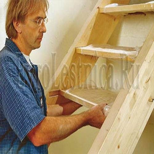 Деревянная лестница своими руками: пошаговая инструкция