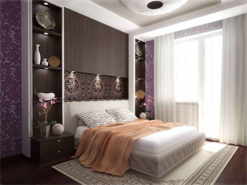 Спальня 9 кв. м. — лучшие варианты планировки, зонирования и оформления дизайна в маленькой спальне (100 фото)
