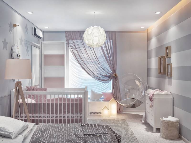 Спальня с детской в одной комнате – грамотное совмещение