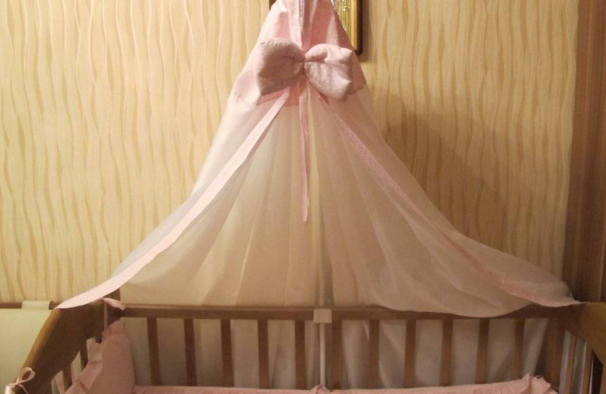 Балдахин на детскую кроватку — как выбрать и оформить в интерьере? (50 фото)