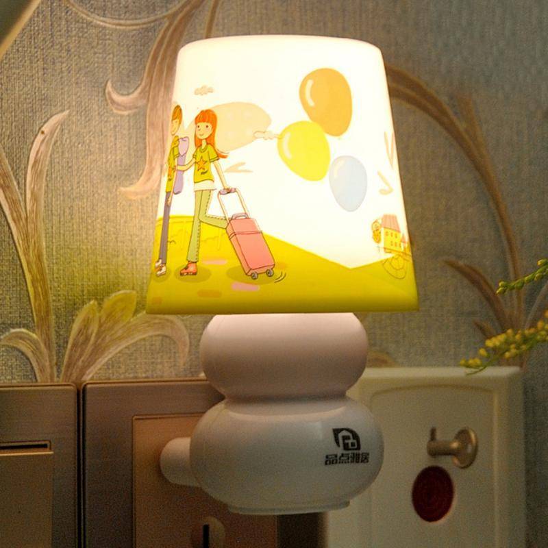 Светодиодный ночник: детский, в розетку, аккумуляторный, с датчиком света и движения
