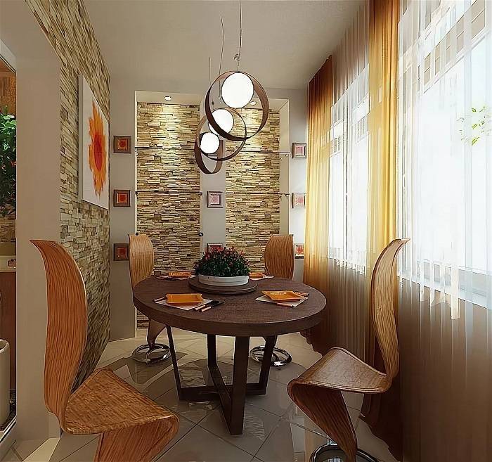 Дизайн кухни-столовой-гостиной в частном доме: 75 фото интерьеров