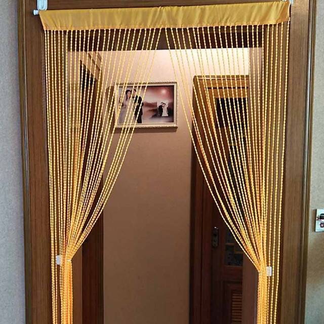 Бамбуковая штора на дверь, дверной проем или арку своими руками: шьем за 1 час