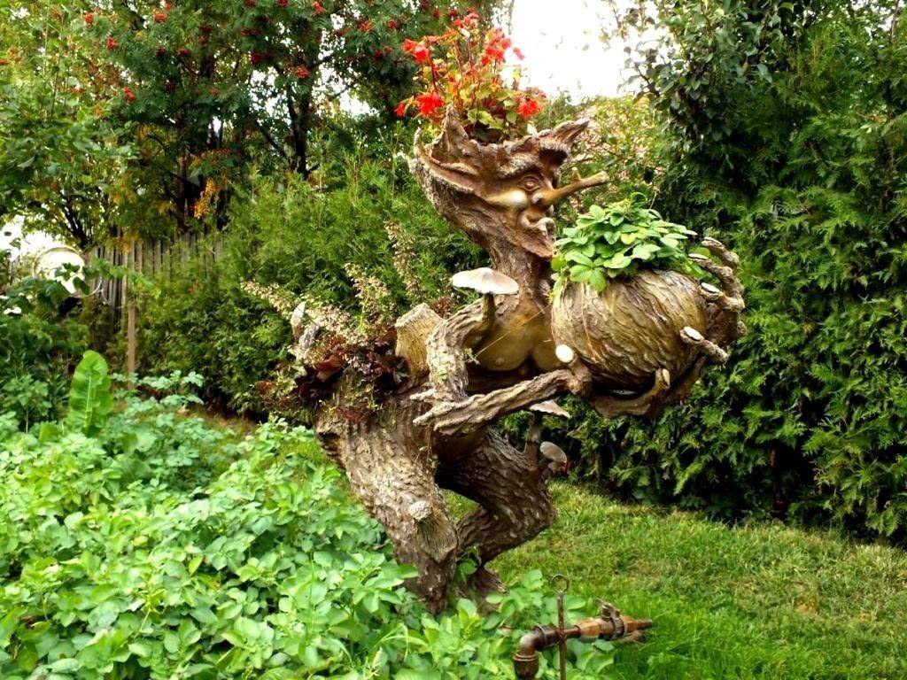 Садовые скульптуры - техника украшения малыми архитектурными формами