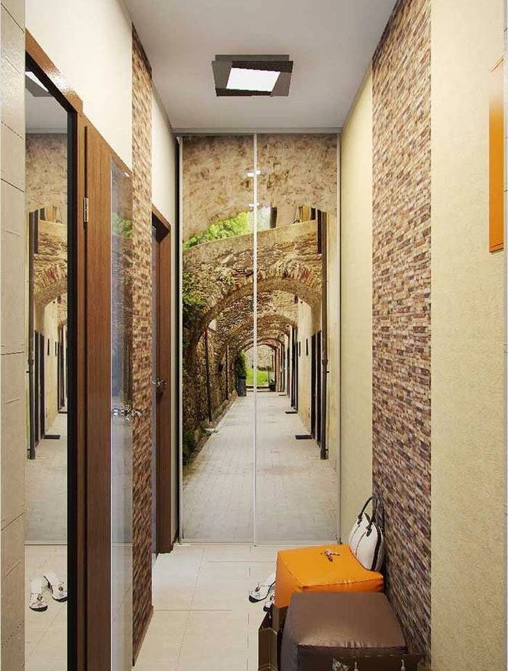 Дизайн узких коридоров (98 фото): интерьер длинного коридора в квартире, идеи и решения для «хрущевки» 2021