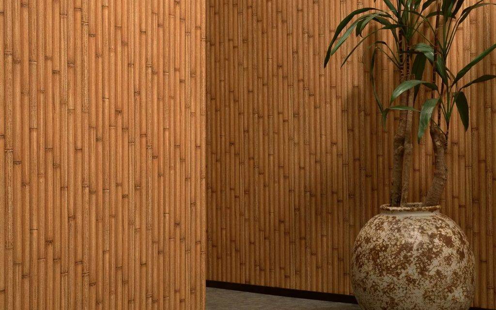 Бамбук в интерьере: 75 современных решений