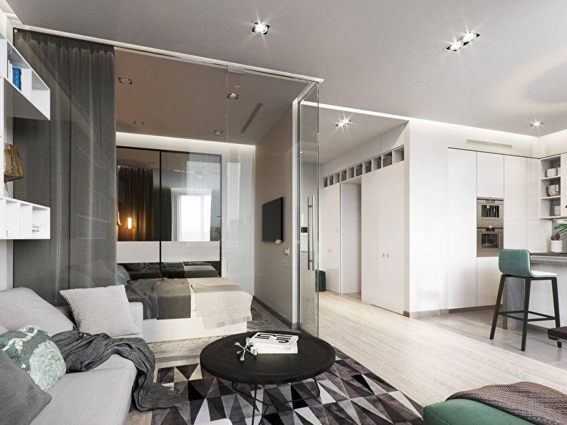Дизайн трехкомнатной квартиры 80 кв.м. в современном стиле, жк «лиственный»