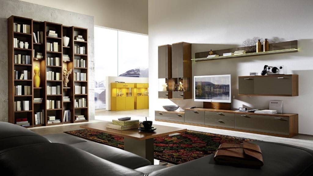 Мебель в гостиную в современном стиле, особенности интерьера