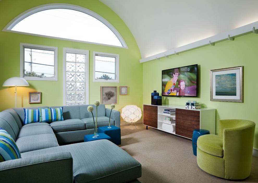 Цвет стен в гостиной: фото вариантов отделки, дизайн зала, пол какой выбрать в квартире, камень и тона в интерьере