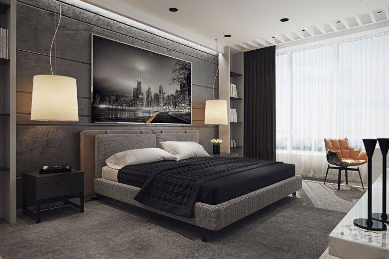 Спальня в стиле минимализм (80 фото) - дизайн интерьера, идеи ремонта и отделки