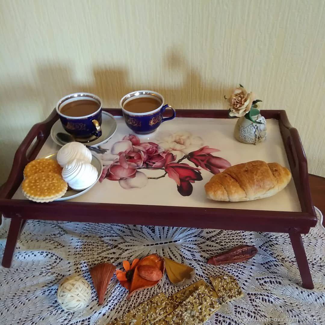 Как сделать удобный столик для завтрака в постель своими руками - iloveremont.ru