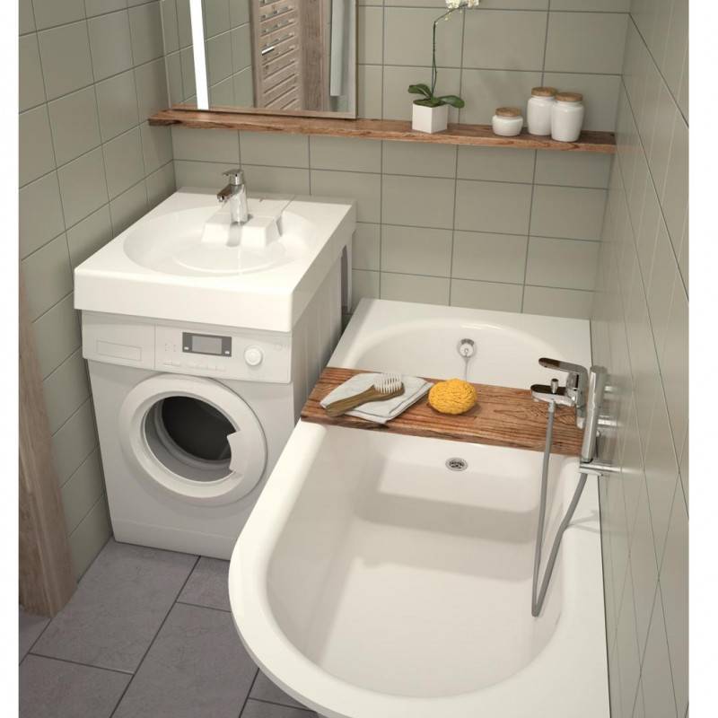 Как установить раковину над стиральной машиной: решаем проблему тесной ванной комнаты