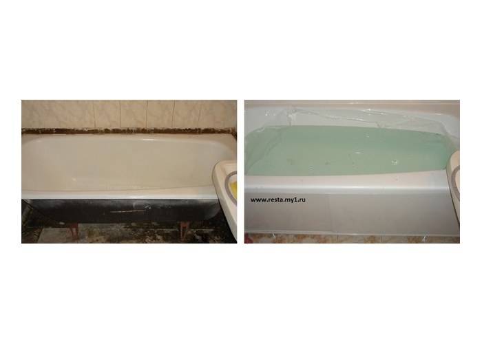 Акриловая вставка в ванну: как установить пластиковый вкладыш в в чугунную ванну