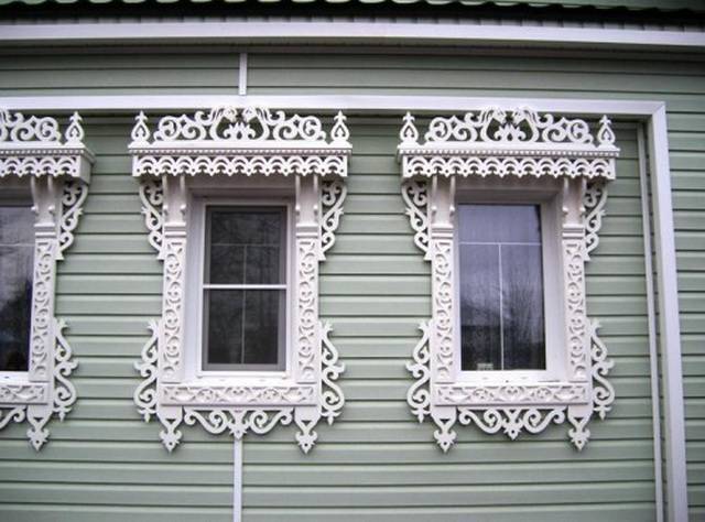 (+121 фото) наличники на окна в деревянном доме