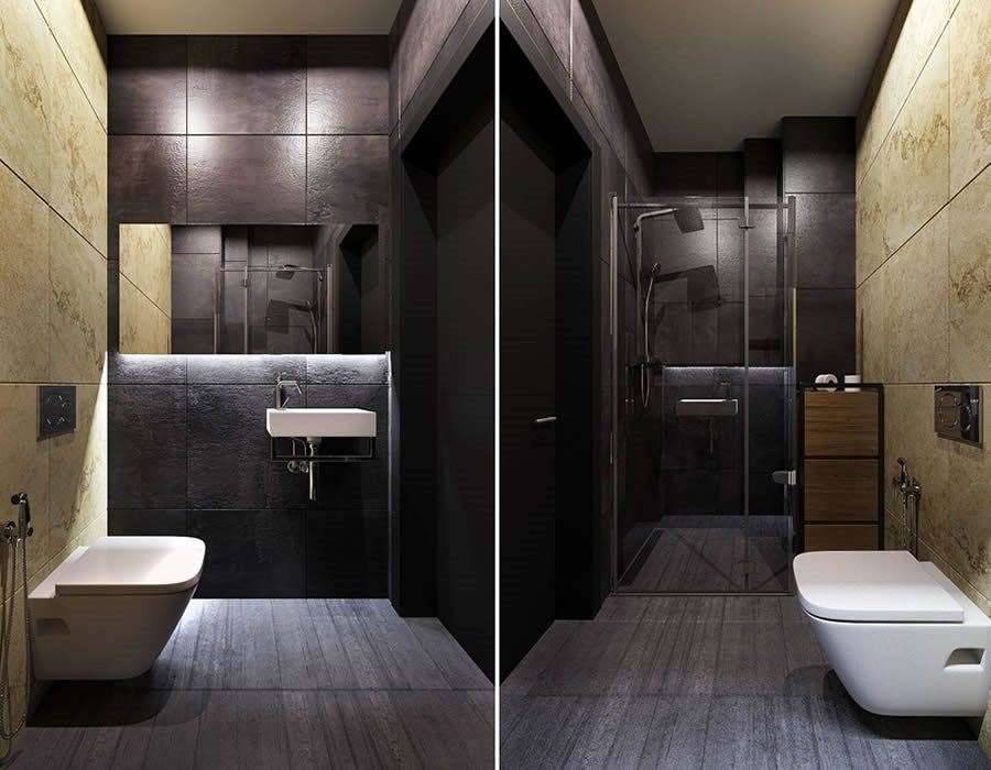 Туалет в стиле лофт (40 фото): варианты дизайна интерьера туалета очень маленькой площади, выбор унитаза