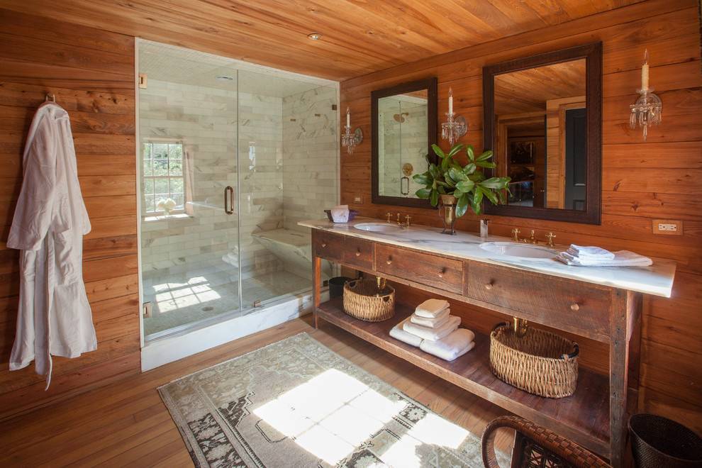 Деревянная ванная | современные варианты дизайна и лучшие сочетания интерьера