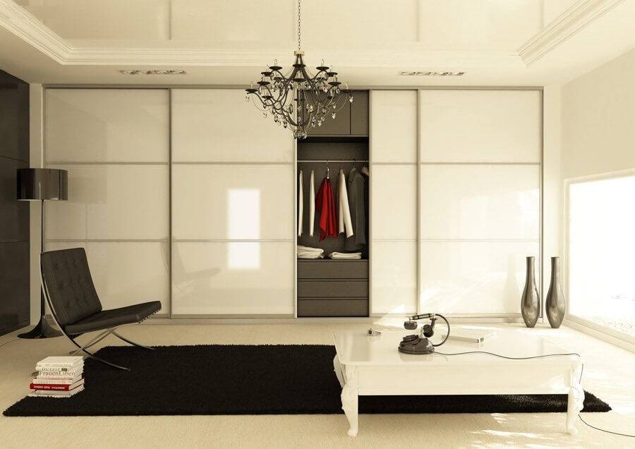 Шкаф в гостиную (50 фото): дизайн современных подвесных моделей в зал, варианты для одежды с фотопечатью и красивые идеи в интерьере