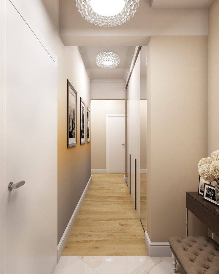 Интересные варианты дизайна узкого коридора
