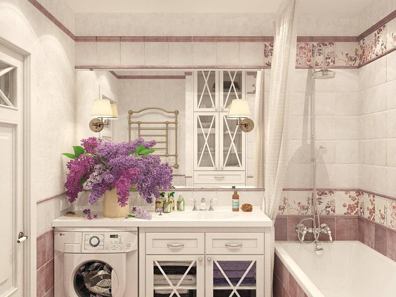 Плитка в стиле прованс для ванной: советы по выбору и укладке панно в стиле прованс, фото интересных идей
