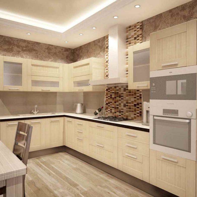 Угловые кухни - 150 фото дизайна г-образной кухни