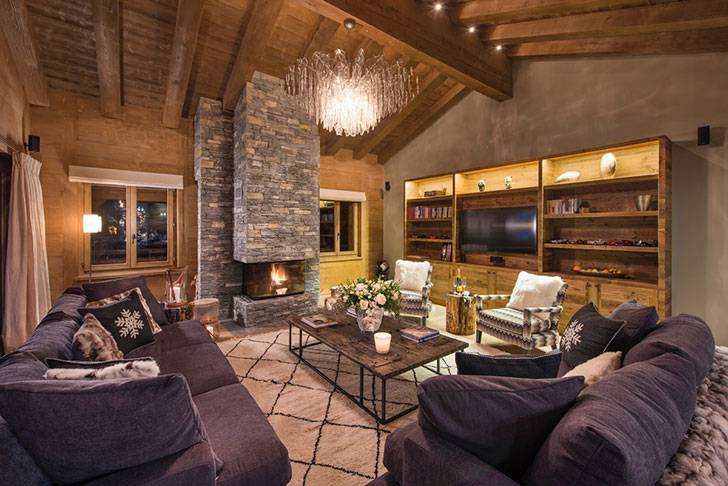 Дизайн интерьера в стиле шале: альпийский уют в квартире и доме