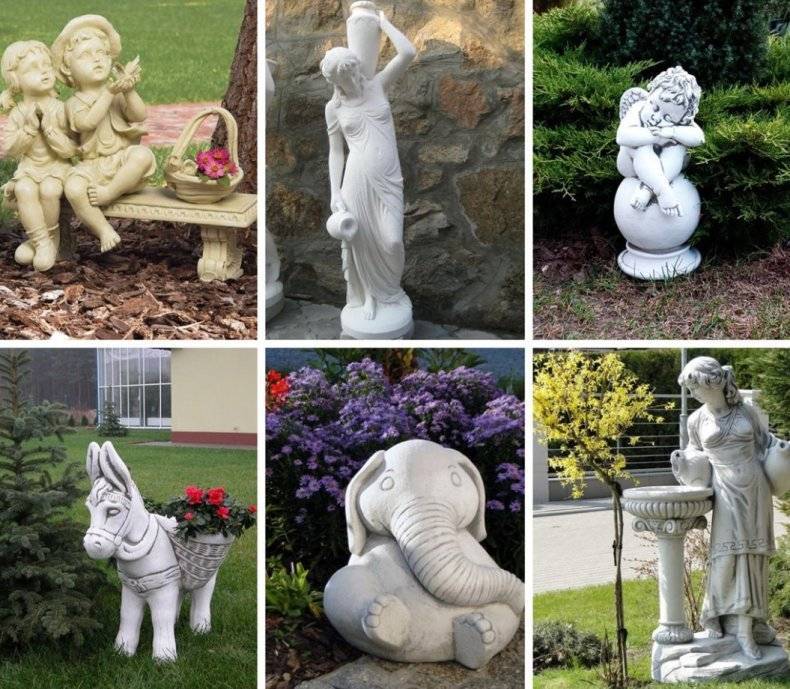 Готовим украшения для сада своими руками: фигурки и садовые скульптуры из подручных материалов