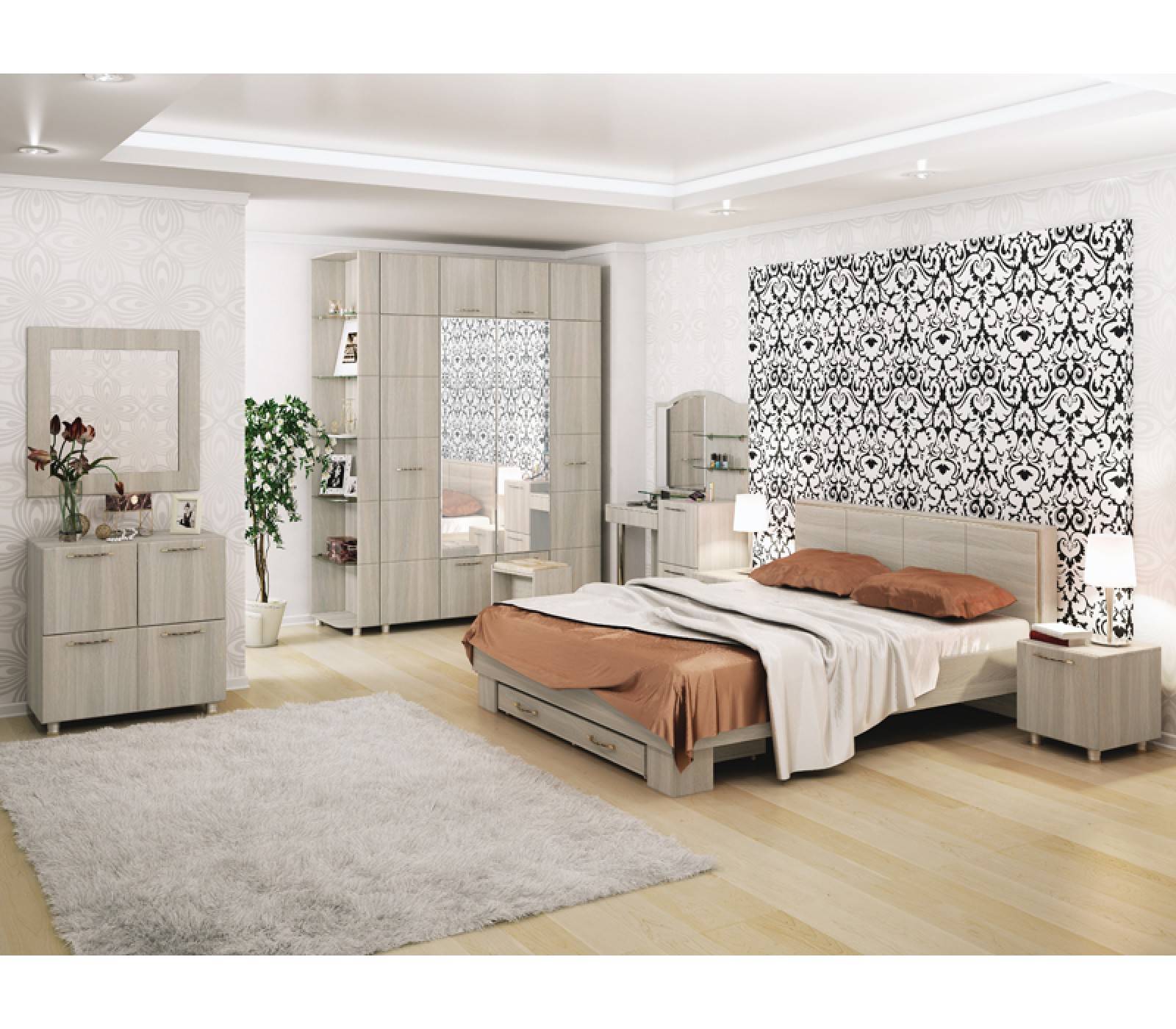 Комбинированные спальни - 110 фото красивого совмещения различных видов дизайна