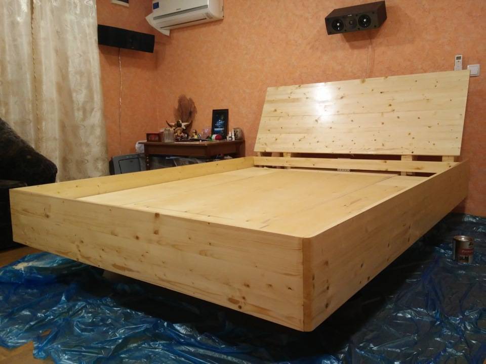 Как сделать из дерева кровать своими руками: делаем двуспальную кровать
