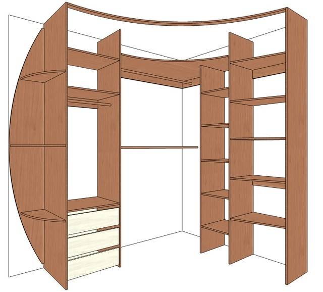 Угловой шкаф в спальню - современные виды, характеристики и лучшие идеи применения