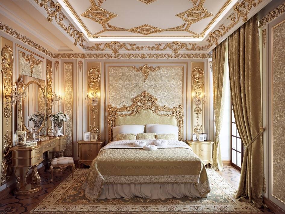Стилистические особенности оформления гостиной в стиле барокко