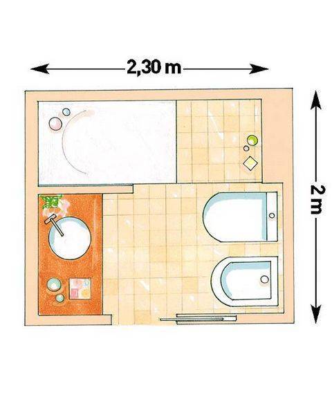 Грамотная планировка ванной комнаты совмещенной с туалетом в частном доме: особенности, правила и идеи