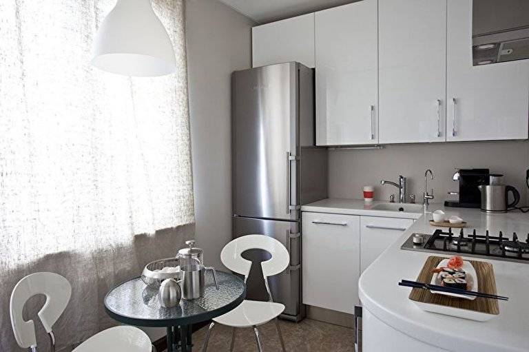 Дизайн кухни 7 кв. м (63 фото): идеи оформления интерьера кухни 7 квадратных метров, лучшие проекты кухонь с холодильником, выбор кухонного гарнитура