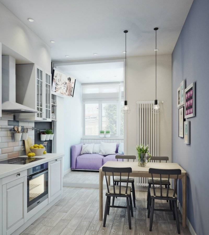 Дизайн кухни 14 кв м с диваном — фото новинки 2017 года