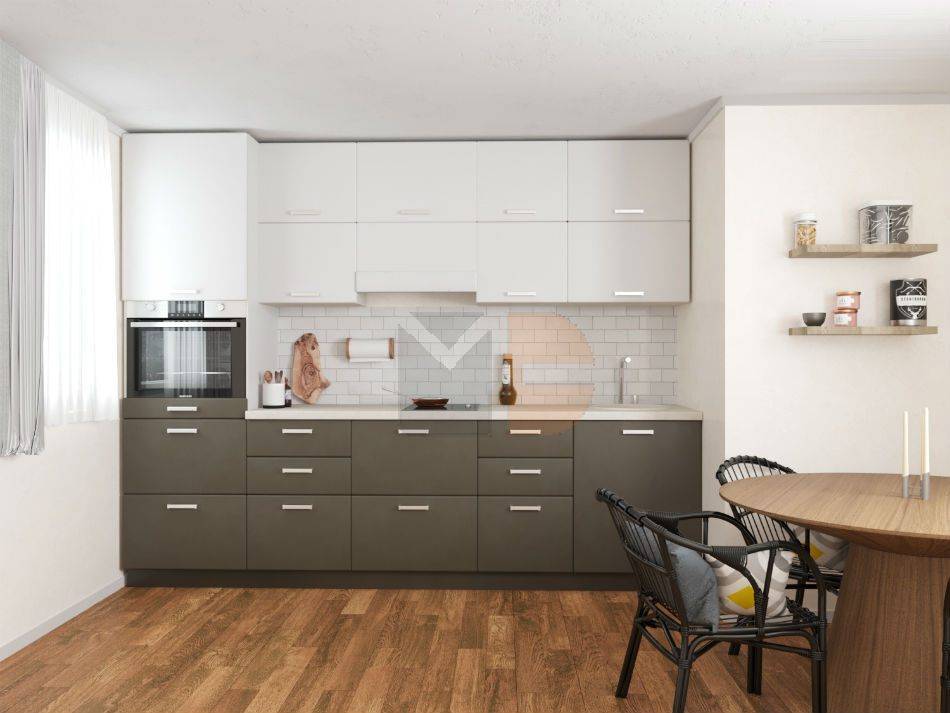 Дизайн двухцветных кухонь: новейшие тенденции в интерьере и отделке гарнитуров