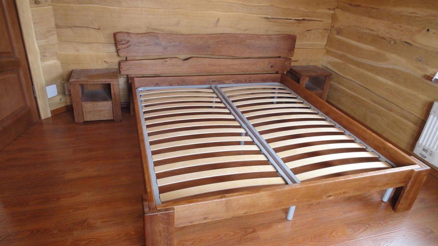 Кровать своими руками (двуспальная из дерева): устройство, чертежи, компоненты