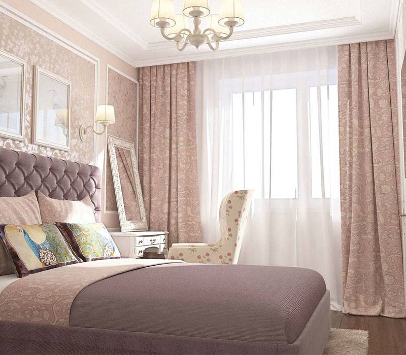 Дизайн спальни 12 кв м в классическом стиле