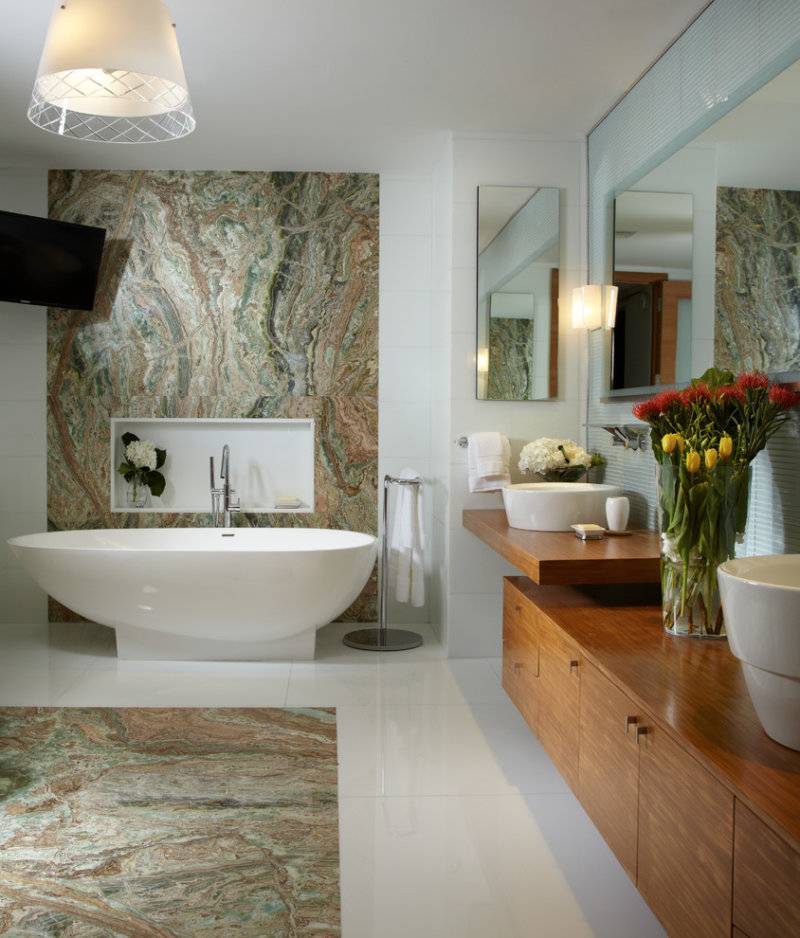 Модная ванная — лучшие решения современного дизайна и самые интересные новинки в оформлении ванных комнат (145 фото)