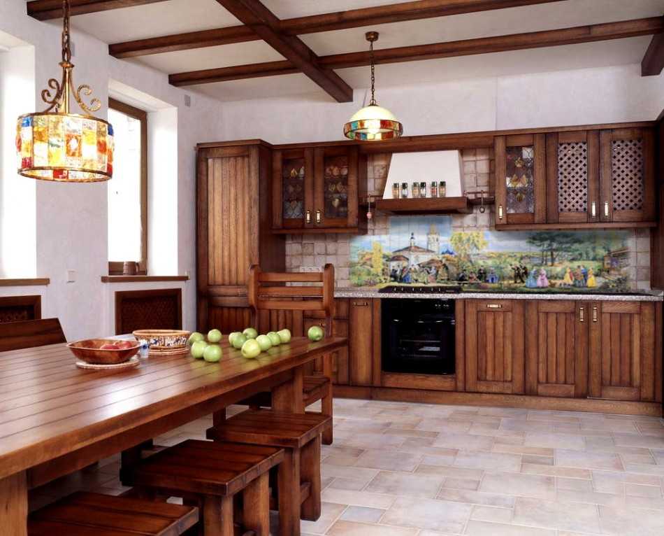 Особенности стиля кантри в кухонном интерьере