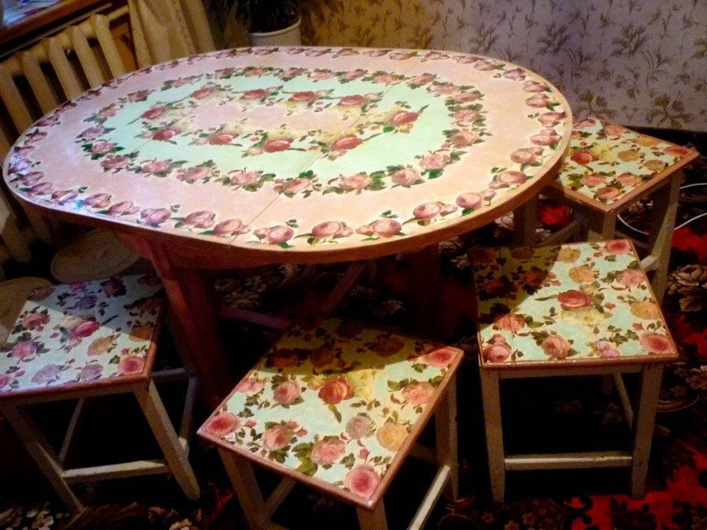 Реставрация стола своими руками: как обновить старую мебель